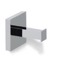 Robe Hook, Contemporary, Chrome, Brass